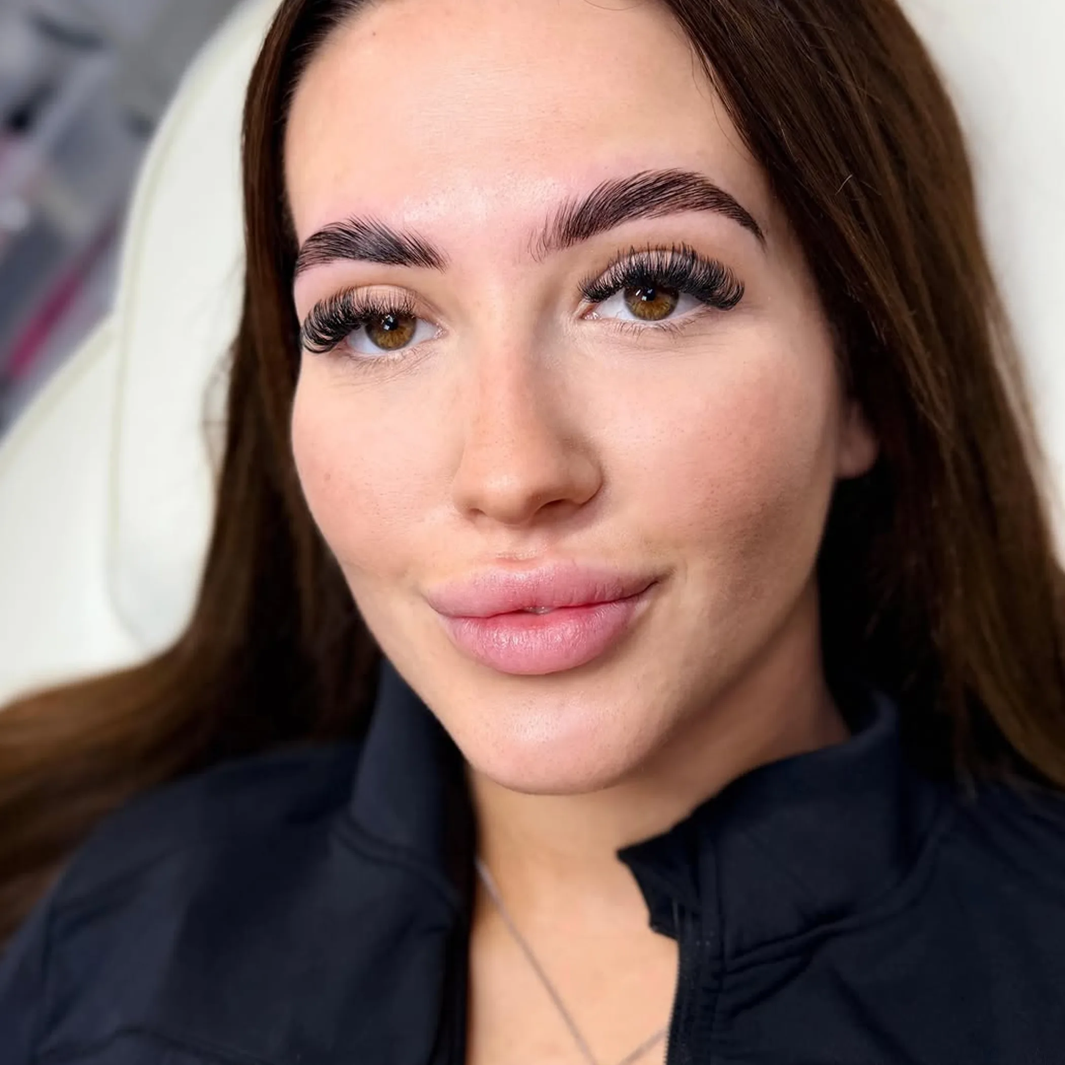 bold brow lamination close-up